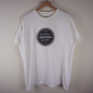 Vintage Y2K Transworld Snowboarding Magazine Promo Shirt Adult Large 21.5x27